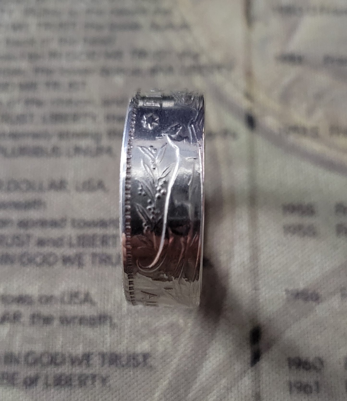 Australia Florin reverse side out coin ring